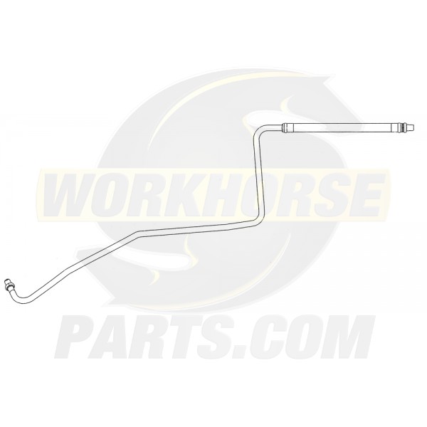 W0009564 Hose Asm TOC Transmission Outlet, Cooler Inlet Workhorse Parts
